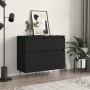 Sideboards 2 Stück, schwarzes Holzwerkstoff, 40 x 35 x 70 cm von vidaXL, Sideboards - Ref: Foro24-831151, Preis: 91,98 €, Rab...