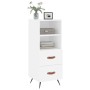 Weißes Sideboard aus Holzwerkstoff, 34,5 x 34 x 90 cm von vidaXL, Sideboards - Ref: Foro24-828636, Preis: 53,98 €, Rabatt: %
