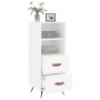 Weißes Sideboard aus Holzwerkstoff, 34,5 x 34 x 90 cm von vidaXL, Sideboards - Ref: Foro24-828636, Preis: 53,98 €, Rabatt: %