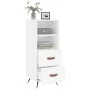 White engineered wood sideboard 34.5x34x90 cm by vidaXL, Sideboards - Ref: Foro24-828636, Price: 53,45 €, Discount: %
