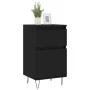 Sideboards 2 pcs black engineered wood 40x35x70 cm by vidaXL, Sideboards - Ref: Foro24-831151, Price: 90,81 €, Discount: %