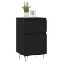 Sideboards 2 Stück, schwarzes Holzwerkstoff, 40 x 35 x 70 cm von vidaXL, Sideboards - Ref: Foro24-831151, Preis: 91,98 €, Rab...
