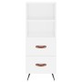 White engineered wood sideboard 34.5x34x90 cm by vidaXL, Sideboards - Ref: Foro24-828636, Price: 53,93 €, Discount: %