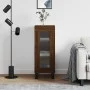 Aparador madera de ingeniería marrón roble 34,5x34x90 cm de vidaXL, Aparadores - Ref: Foro24-828827, Precio: 64,77 €, Descuen...