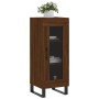 Aparador madera de ingeniería marrón roble 34,5x34x90 cm de vidaXL, Aparadores - Ref: Foro24-828827, Precio: 65,59 €, Descuen...