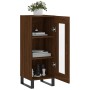 Aparador madera de ingeniería marrón roble 34,5x34x90 cm de vidaXL, Aparadores - Ref: Foro24-828827, Precio: 65,59 €, Descuen...