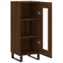 Aparador madera de ingeniería marrón roble 34,5x34x90 cm de vidaXL, Aparadores - Ref: Foro24-828827, Precio: 64,77 €, Descuen...