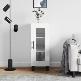 Glossy white plywood sideboard 34.5x34x90 cm by vidaXL, Sideboards - Ref: Foro24-828822, Price: 69,82 €, Discount: %