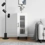 Glossy white plywood sideboard 34.5x34x90 cm by vidaXL, Sideboards - Ref: Foro24-828822, Price: 68,96 €, Discount: %
