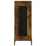 Smoked oak engineered wood sideboard 34.5x34x90 cm by vidaXL, Sideboards - Ref: Foro24-828809, Price: 62,29 €, Discount: %