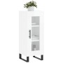 Aparador de madera contrachapada blanco brillante 34,5x34x90 cm de vidaXL, Aparadores - Ref: Foro24-828822, Precio: 69,74 €, ...