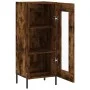 Smoked oak engineered wood sideboard 34.5x34x90 cm by vidaXL, Sideboards - Ref: Foro24-828809, Price: 62,29 €, Discount: %