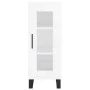 Hochglanzweißes Sperrholz-Sideboard 34,5 x 34 x 90 cm von vidaXL, Sideboards - Ref: Foro24-828822, Preis: 68,96 €, Rabatt: %