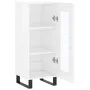 Hochglanzweißes Sperrholz-Sideboard 34,5 x 34 x 90 cm von vidaXL, Sideboards - Ref: Foro24-828822, Preis: 68,96 €, Rabatt: %