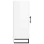 Hochglanzweißes Sperrholz-Sideboard 34,5 x 34 x 90 cm von vidaXL, Sideboards - Ref: Foro24-828822, Preis: 68,96 €, Rabatt: %