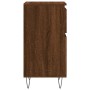 2 brown oak engineered wood sideboards 40x35x70 cm by vidaXL, Sideboards - Ref: Foro24-831163, Price: 65,98 €, Discount: %