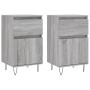 2 Stk. Sideboards Holzwerkstoff Sonoma Grau 40x35x70 cm von vidaXL, Sideboards - Ref: Foro24-831161, Preis: 65,93 €, Rabatt: %