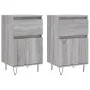 Sideboards 2 units engineered wood Sonoma grey 40x35x70 cm by vidaXL, Sideboards - Ref: Foro24-831161, Price: 65,35 €, Discou...