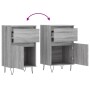 2 Stk. Sideboards Holzwerkstoff Sonoma Grau 40x35x70 cm von vidaXL, Sideboards - Ref: Foro24-831161, Preis: 65,93 €, Rabatt: %