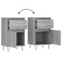 Sideboards 2 units engineered wood Sonoma grey 40x35x70 cm by vidaXL, Sideboards - Ref: Foro24-831161, Price: 65,35 €, Discou...