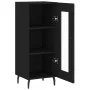 Black plywood sideboard 34.5x34x90 cm by vidaXL, Sideboards - Ref: Foro24-828813, Price: 62,29 €, Discount: %