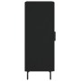 Aparador de madera contrachapada negro 34,5x34x90 cm de vidaXL, Aparadores - Ref: Foro24-828813, Precio: 63,02 €, Descuento: %