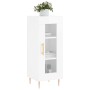 Sideboard aus glänzendem weißem Sperrholz 34,5x34x90 cm von vidaXL, Sideboards - Ref: Foro24-828782, Preis: 62,07 €, Rabatt: %