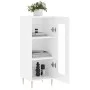 Sideboard aus glänzendem weißem Sperrholz 34,5x34x90 cm von vidaXL, Sideboards - Ref: Foro24-828782, Preis: 61,31 €, Rabatt: %