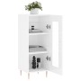Sideboard aus glänzendem weißem Sperrholz 34,5x34x90 cm von vidaXL, Sideboards - Ref: Foro24-828782, Preis: 62,07 €, Rabatt: %