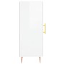 Sideboard aus glänzendem weißem Sperrholz 34,5x34x90 cm von vidaXL, Sideboards - Ref: Foro24-828782, Preis: 62,07 €, Rabatt: %