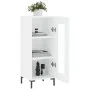 Aparador madera de ingeniería blanco 34,5x34x90 cm de vidaXL, Aparadores - Ref: Foro24-828796, Precio: 61,82 €, Descuento: %
