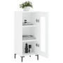 Sideboard aus weißem Holzwerkstoff 34,5x34x90 cm von vidaXL, Sideboards - Ref: Foro24-828796, Preis: 62,58 €, Rabatt: %