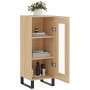 Aparador madera contrachapada color roble Sonoma 34,5x34x90 cm de vidaXL, Aparadores - Ref: Foro24-828823, Precio: 63,44 €, D...