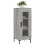 Ingenieurholz-Sideboard in Sonoma-Grau 34,5x34x90 cm von vidaXL, Sideboards - Ref: Foro24-828802, Preis: 62,51 €, Rabatt: %