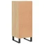 Aparador madera contrachapada color roble Sonoma 34,5x34x90 cm de vidaXL, Aparadores - Ref: Foro24-828823, Precio: 62,71 €, D...