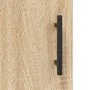 Aparador madera contrachapada color roble Sonoma 34,5x34x90 cm de vidaXL, Aparadores - Ref: Foro24-828823, Precio: 62,71 €, D...