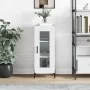 Sideboard aus glänzendem weißem Sperrholz 34,5x34x90 cm von vidaXL, Sideboards - Ref: Foro24-828806, Preis: 67,95 €, Rabatt: %