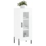 Sideboard aus glänzendem weißem Sperrholz 34,5x34x90 cm von vidaXL, Sideboards - Ref: Foro24-828806, Preis: 68,85 €, Rabatt: %