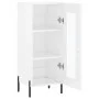 Sideboard aus glänzendem weißem Sperrholz 34,5x34x90 cm von vidaXL, Sideboards - Ref: Foro24-828806, Preis: 67,95 €, Rabatt: %
