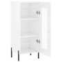 Sideboard aus glänzendem weißem Sperrholz 34,5x34x90 cm von vidaXL, Sideboards - Ref: Foro24-828806, Preis: 68,85 €, Rabatt: %