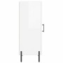 Sideboard aus glänzendem weißem Sperrholz 34,5x34x90 cm von vidaXL, Sideboards - Ref: Foro24-828806, Preis: 68,85 €, Rabatt: %