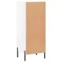 Sideboard aus glänzendem weißem Sperrholz 34,5x34x90 cm von vidaXL, Sideboards - Ref: Foro24-828806, Preis: 67,95 €, Rabatt: %
