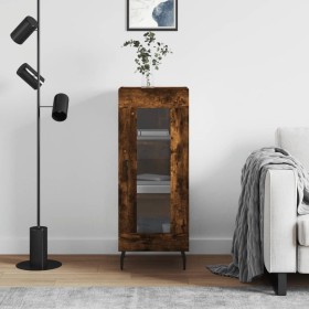 Smoked oak engineered wood sideboard 34.5x34x90 cm by vidaXL, Sideboards - Ref: Foro24-828817, Price: 61,01 €, Discount: %