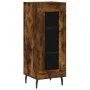 Smoked oak engineered wood sideboard 34.5x34x90 cm by vidaXL, Sideboards - Ref: Foro24-828817, Price: 60,25 €, Discount: %