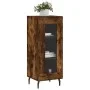 Smoked oak engineered wood sideboard 34.5x34x90 cm by vidaXL, Sideboards - Ref: Foro24-828817, Price: 60,25 €, Discount: %