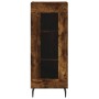 Sideboard aus geräuchertem Eichenholzwerkstoff, 34,5 x 34 x 90 cm von vidaXL, Sideboards - Ref: Foro24-828817, Preis: 61,01 €...