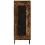 Smoked oak engineered wood sideboard 34.5x34x90 cm by vidaXL, Sideboards - Ref: Foro24-828817, Price: 60,25 €, Discount: %