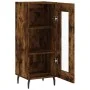 Smoked oak engineered wood sideboard 34.5x34x90 cm by vidaXL, Sideboards - Ref: Foro24-828817, Price: 60,25 €, Discount: %