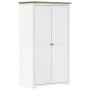 Armario BODO madera maciza de pino blanco marrón 99x53,5x173 cm by vidaXL, Wardrobes - Ref: Foro24-355060, Price: 260,54 €, D...