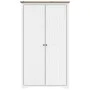 Armario BODO madera maciza de pino blanco marrón 99x53,5x173 cm by vidaXL, Wardrobes - Ref: Foro24-355060, Price: 256,99 €, D...